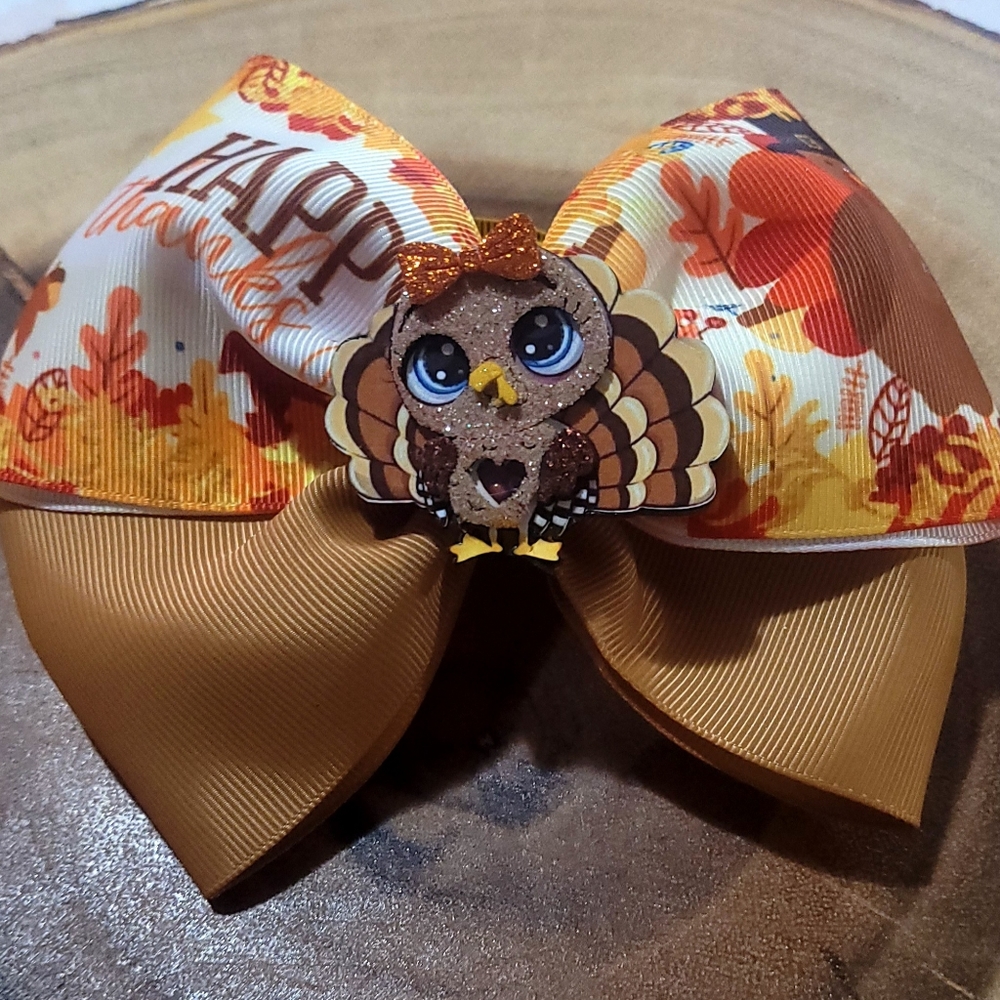 Girls Thanksgiving Bow